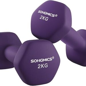 Juego de 2 mancuernas hexagonales SONGMICS