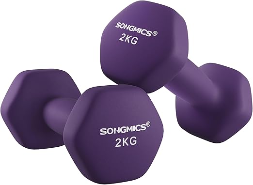 Juego de 2 mancuernas hexagonales SONGMICS
